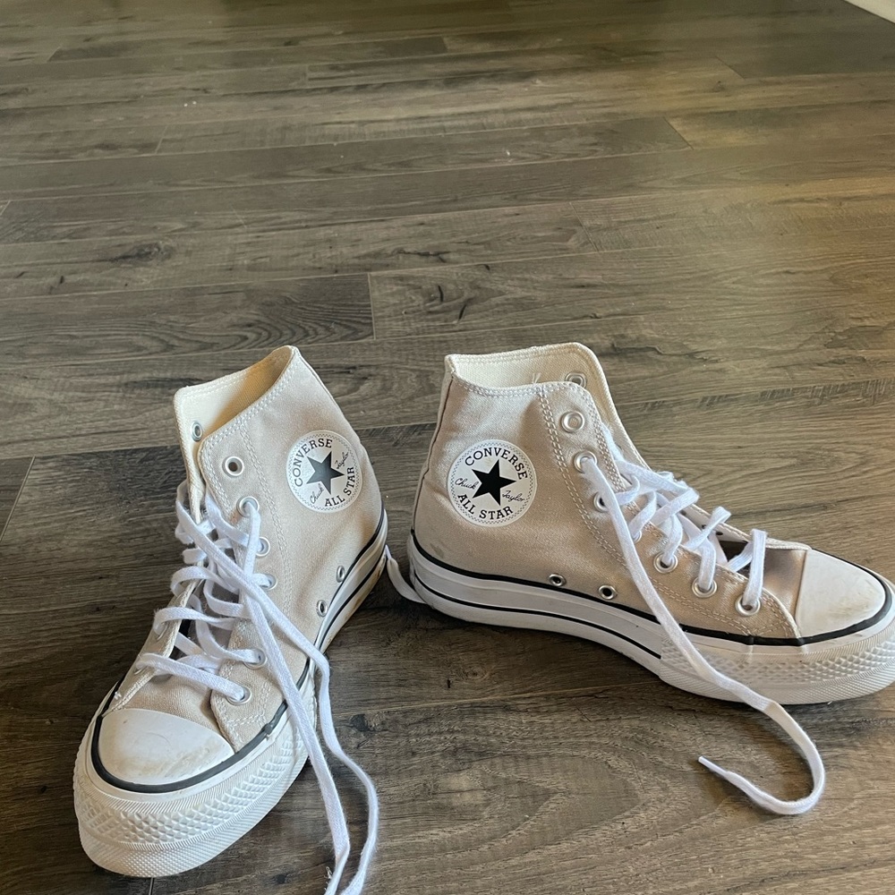 High top platform converse